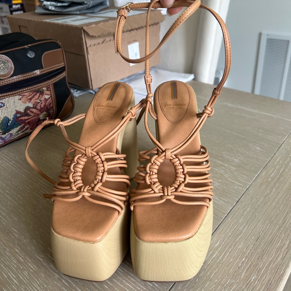 Sam Edelman Chunky strap up heels - Picture 10 of 12